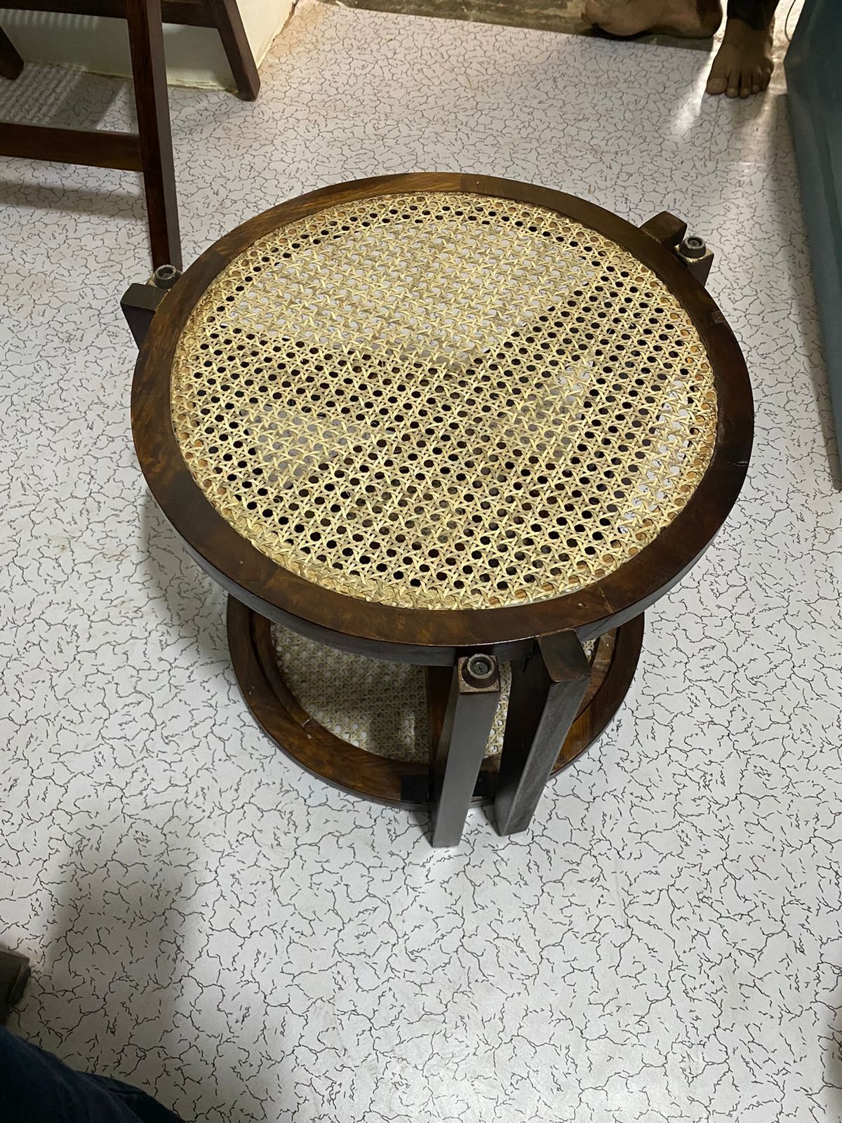 CANE COFFEE TABLE