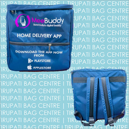 Blue Mee Buddy Food Delivery Bag