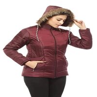 मैरून मोडा एंजेल वुमेन्स केप जैकेट विंटर वियर