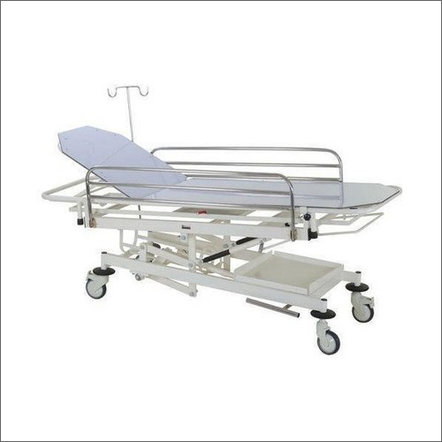 Adjustable Height Emergency Recovery Trolley With Hydraulic Pump