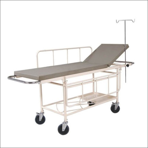 Hospital Patient Wheel Stretcher - Color: White