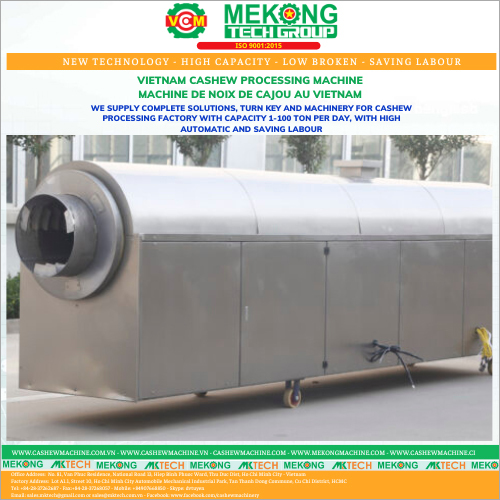 Automatic Cashew Nut Roasting Machine