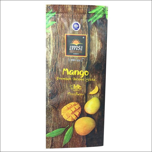 Laminated Agarbatti Packaging Pouches - PP Material, 12x4 Inches, All Colors Available | Heat Sealed, Double Layer Matte Finish, Printed Design, 50 Microns Thickness