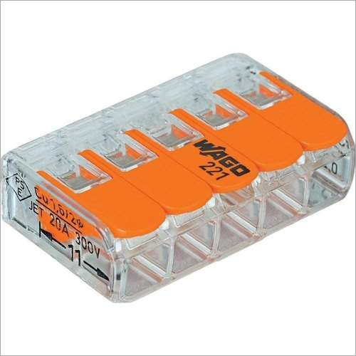 WAGO 221 5 Way Compact Splicing Connector