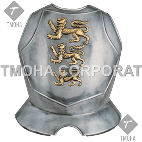 Iron Medieval Wearable Breastplate Armor Suit Armor Jacket Muscle Armor  Steel Breastplate With Lions Passant Mj0006