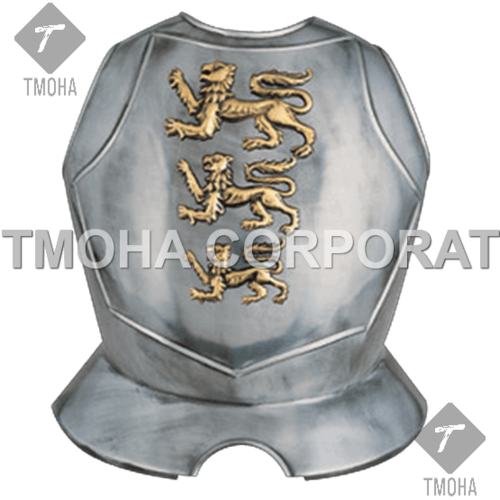 Medieval Wearable Breastplate Armor Suit Armor Jacket Muscle Armor  Steel Breastplate with Lions Passant MJ0006