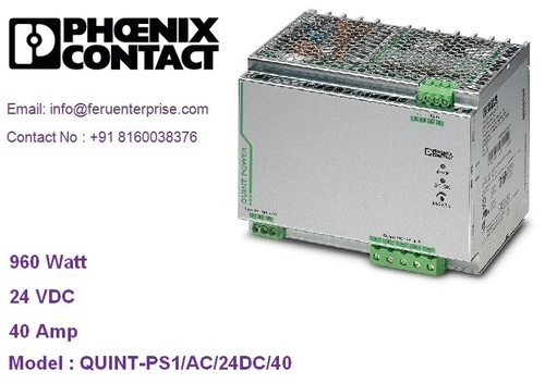 QUINT-PS1AC24DC40 PHOENIX CONTACT SMPS Power Supply