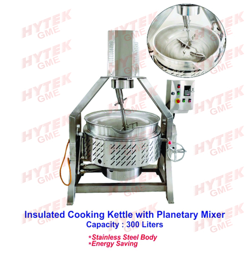 Energy Saving Cooking Kettle Gas Operated with Planetary type (300L)