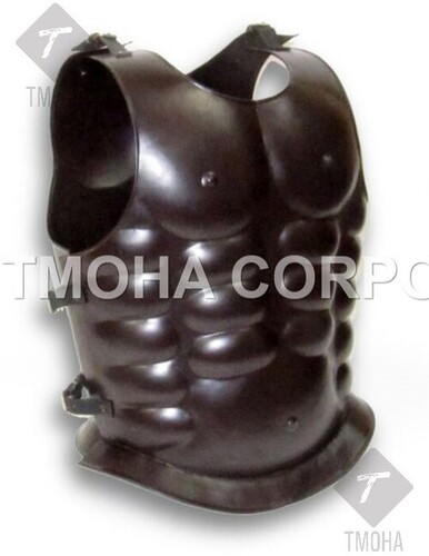 Medieval Wearable Breastplate Armor Suit Armor Jacket Steel Breast Plate Muscle Armor Dark Brown Finish MJ0020