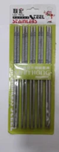 S S Chopstick - Stainless Steel, 22 Cm Size, Silver Color | Smooth Finish, Corrosion Resistant, Versatile Usage Anywhere