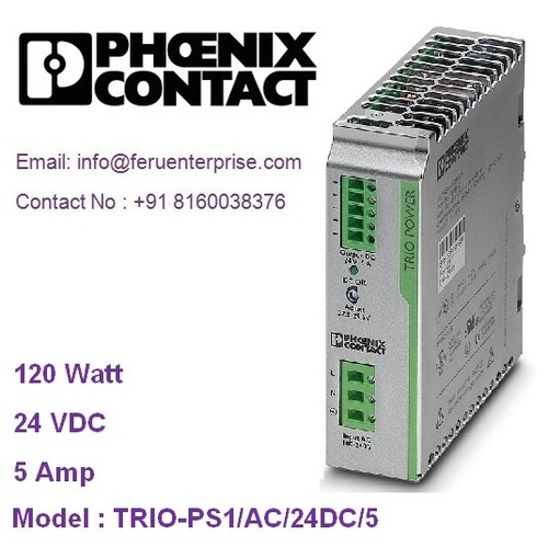 TRIO-PS1AC24DC 5 PHOENIX CONTACT SMPS Power Supply