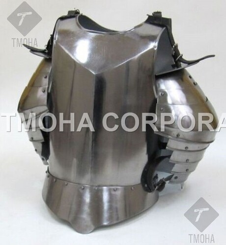 Medieval Wearable Breastplate Armor Suit Armor Jacket Muscle Armor Medieval Suit Of Armor Breast Plate and Shoulders MJ0031