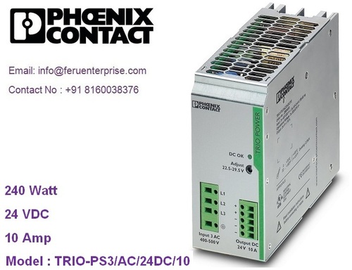 TRIO-PS3AC24DC10 PHOENIX CONTACT SMPS Power Supply