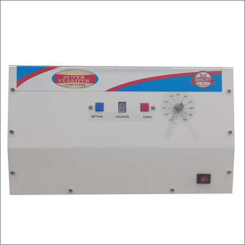 High Efficiency Semi Automatic Flash Stamp Machine