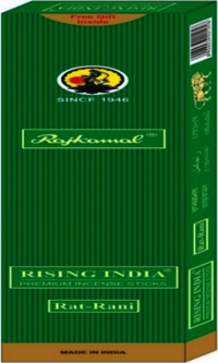 Black Rajkamal Rising Rat-rani Agarbatti