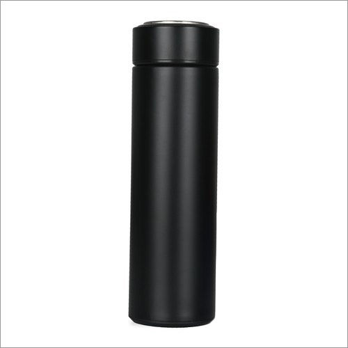 Black Double Wall White Stainless Steel Vacuum Flask