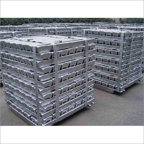Pure Zinc Ingots - Rectangular Silver Color | Various Grades For Fuse-making Applications High Purity Manufacturing Process