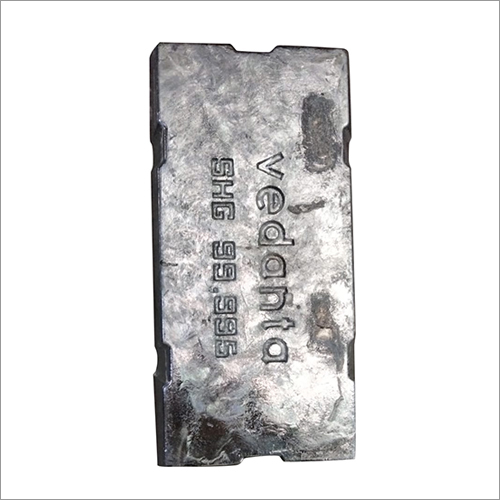 99.999% Zinc Ingots - High Purity Material | Silver Color, Corrosion-Resistant, Different Sizes Available, Suitable for Zinc Oxide Formulation