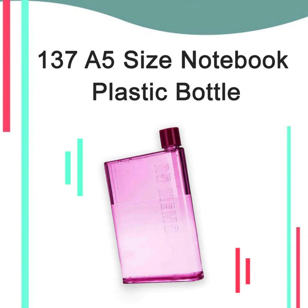 A5 SIZE NOTEBOOK PLASTIC BOTTLE
