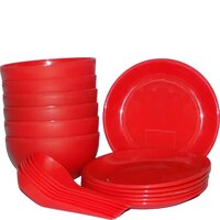 Soup Bowl Set with Spoon and Saucer