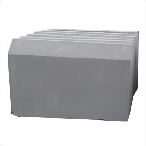 600x400x110 MM Kerb Stone - Concrete, 60 mm Thickness, Red Color | Natural Sandstone, Bush Hammered Surface Treatment, Resilient Performance