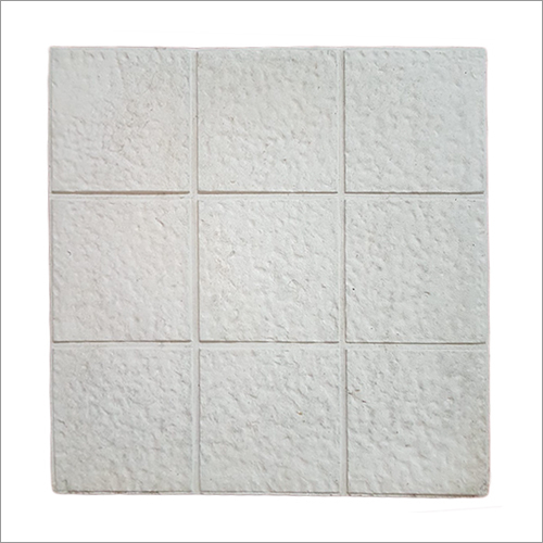 340x340 MM 9 Box Parking Tile - Concrete, 340x340 MM, Red, 60 MM Thickness | Non-Slip, Square Edge, Full Body Tile with Textured Finish