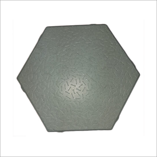 60 MM Hexagon Paver - Concrete Material, 60 mm Thickness, Red Color | Interlock Block, Moisture Content 12%-22%, Heavy Load Resilience
