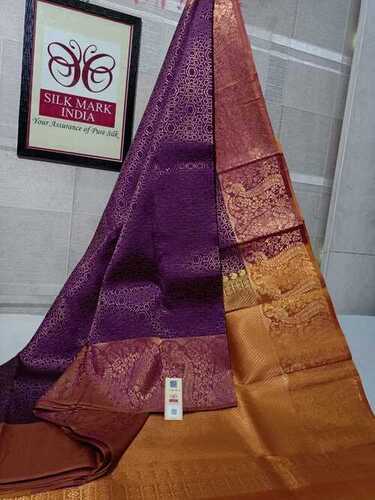 soft silk of gold and silver jarie soft silk saree