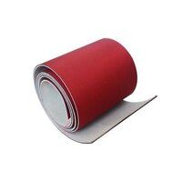 Leather Sandwich Belt - Flat Belt Design, Red Leather For Industrial Use 