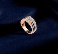 Rose Gold Natural Diamond Ring