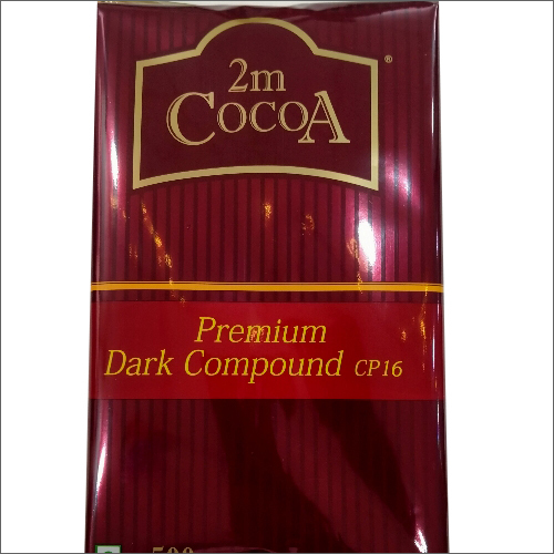Premium Dark Compound Chocolate - 500g Pack Size, Brown Color, Versatile Form for Baking Cakes, Muffins, Brownies, and Cookies