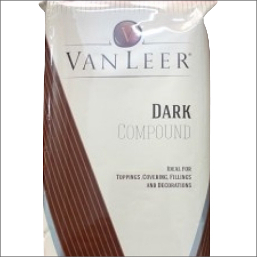 Vanleer Dark Compound Chocolate - 500 g Powder, Brown Color, 12 Months Shelf Life, Store in Cool & Dry Place