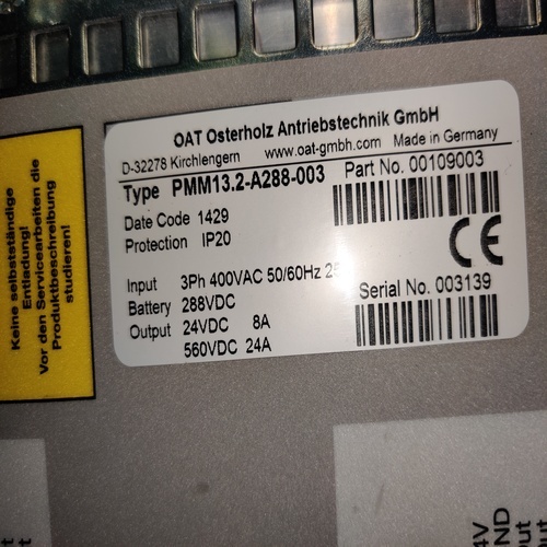 OAT PMM13.2-A288-003 PMM POWER MANAGEMENT MODULE