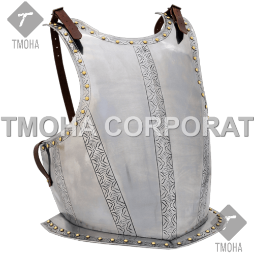 Medieval Wearable Breastplate Armor Suit Armor Jacket Muscle Armor Medieval Kings Breastplate MJ0046