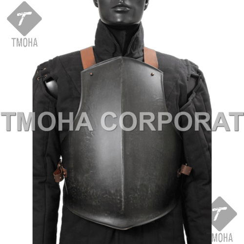 Medieval Wearable Breastplate Armor Suit Armor Jacket Muscle Armor Ready For Battle Breastplate Dark Metal Finish MJ0048