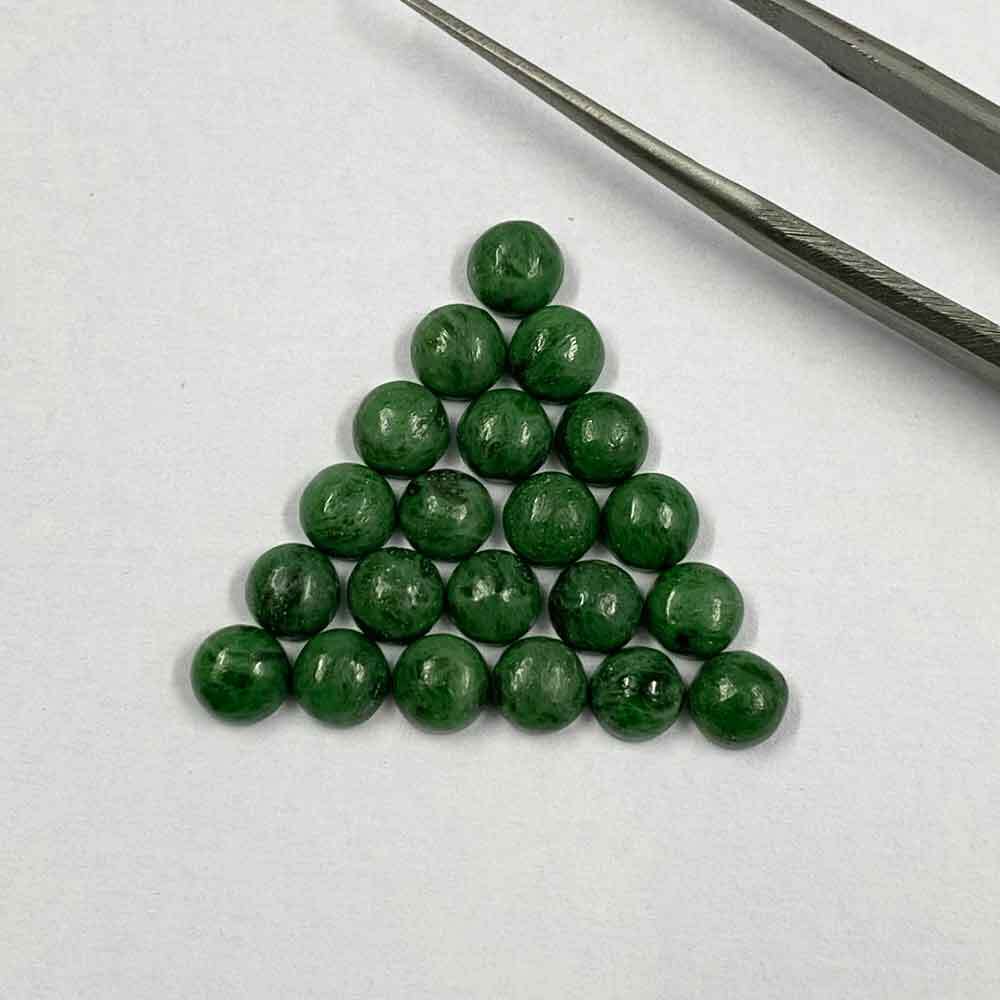 Maw Sit Sit Round Cabochon Loose Gemstones