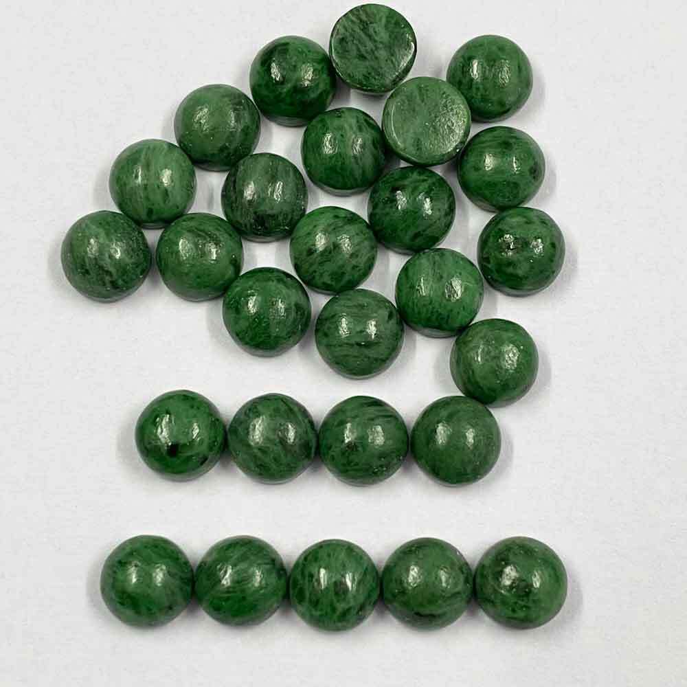 Maw Sit Sit Round Cabochon Loose Gemstones