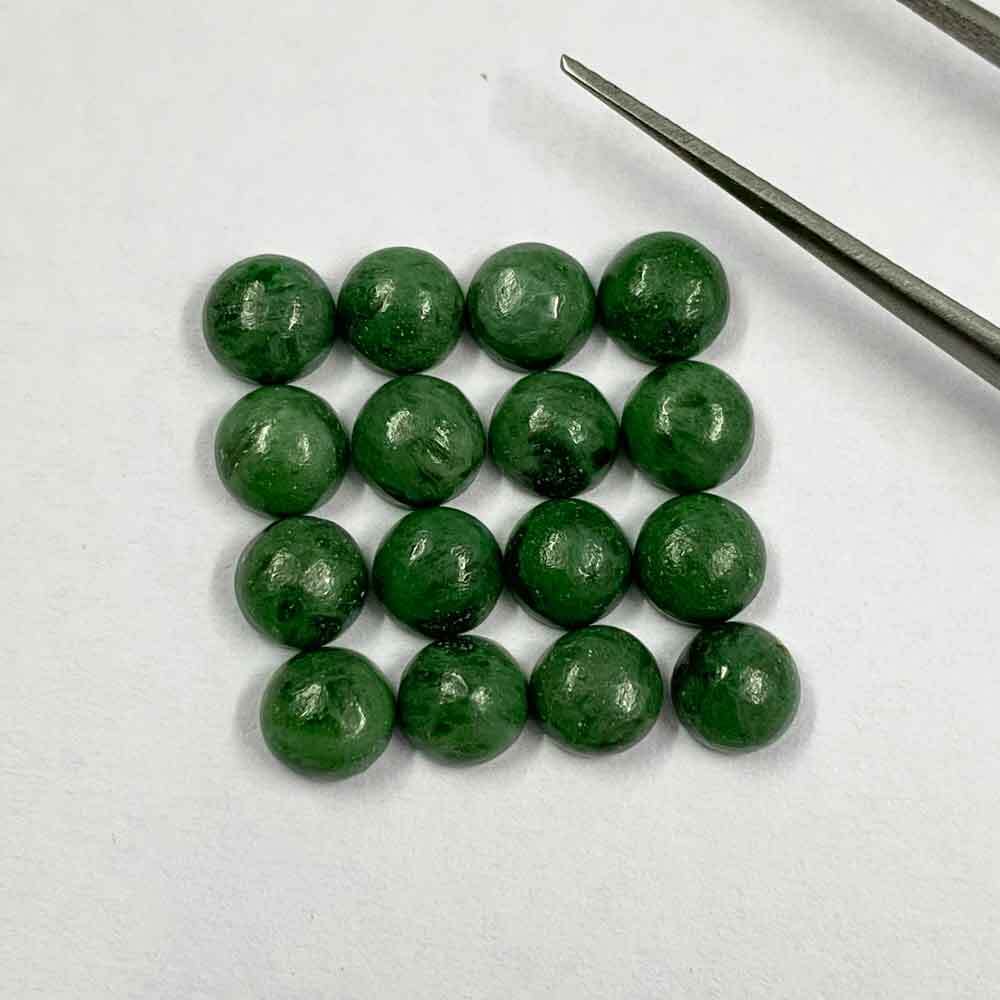 Maw Sit Sit Round Cabochon Loose Gemstones