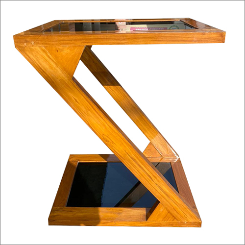 Durable Wood Z End Table