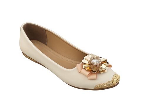 Ladies Cream Heel Bellies