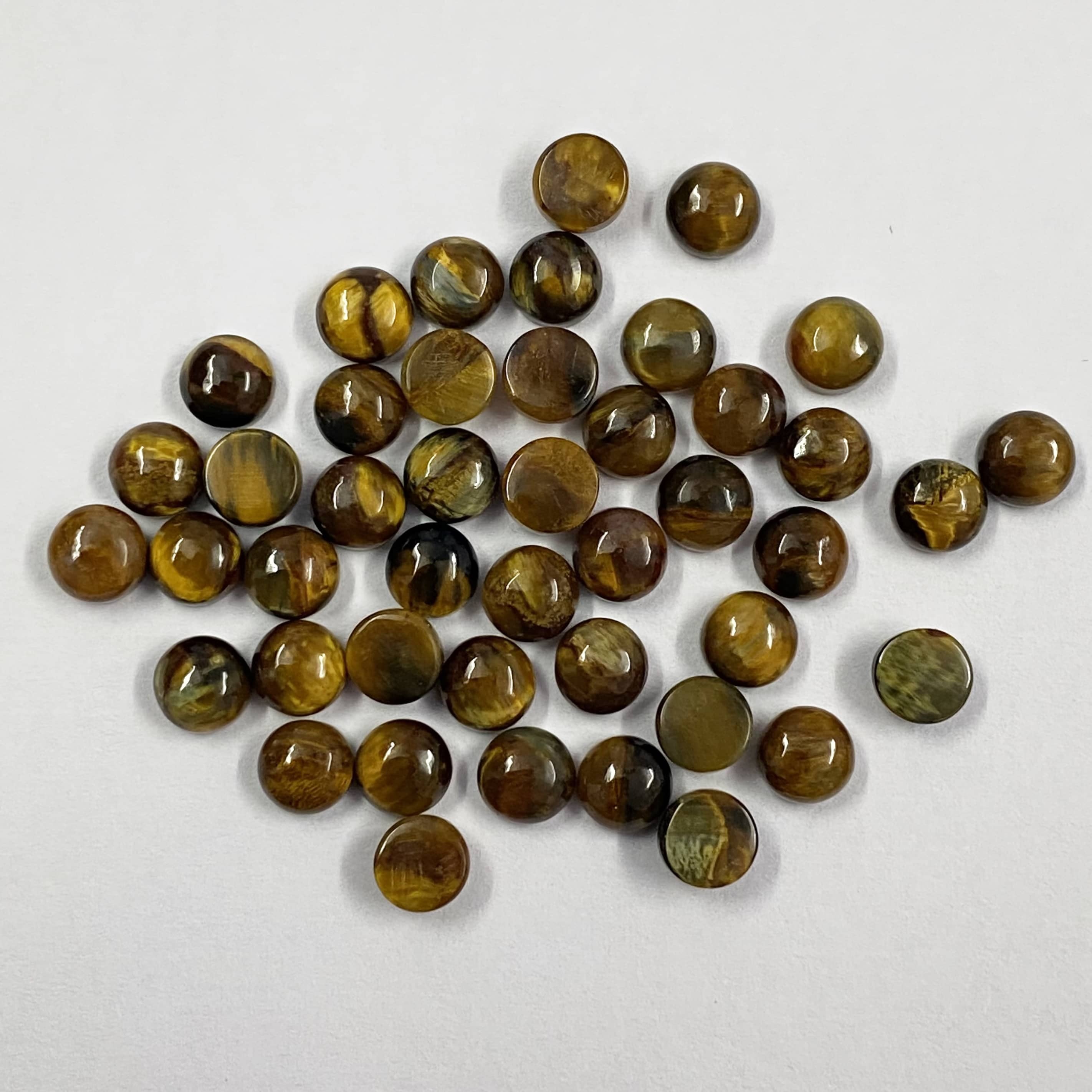 Pietersite Round Cabochon Loose Gemstones