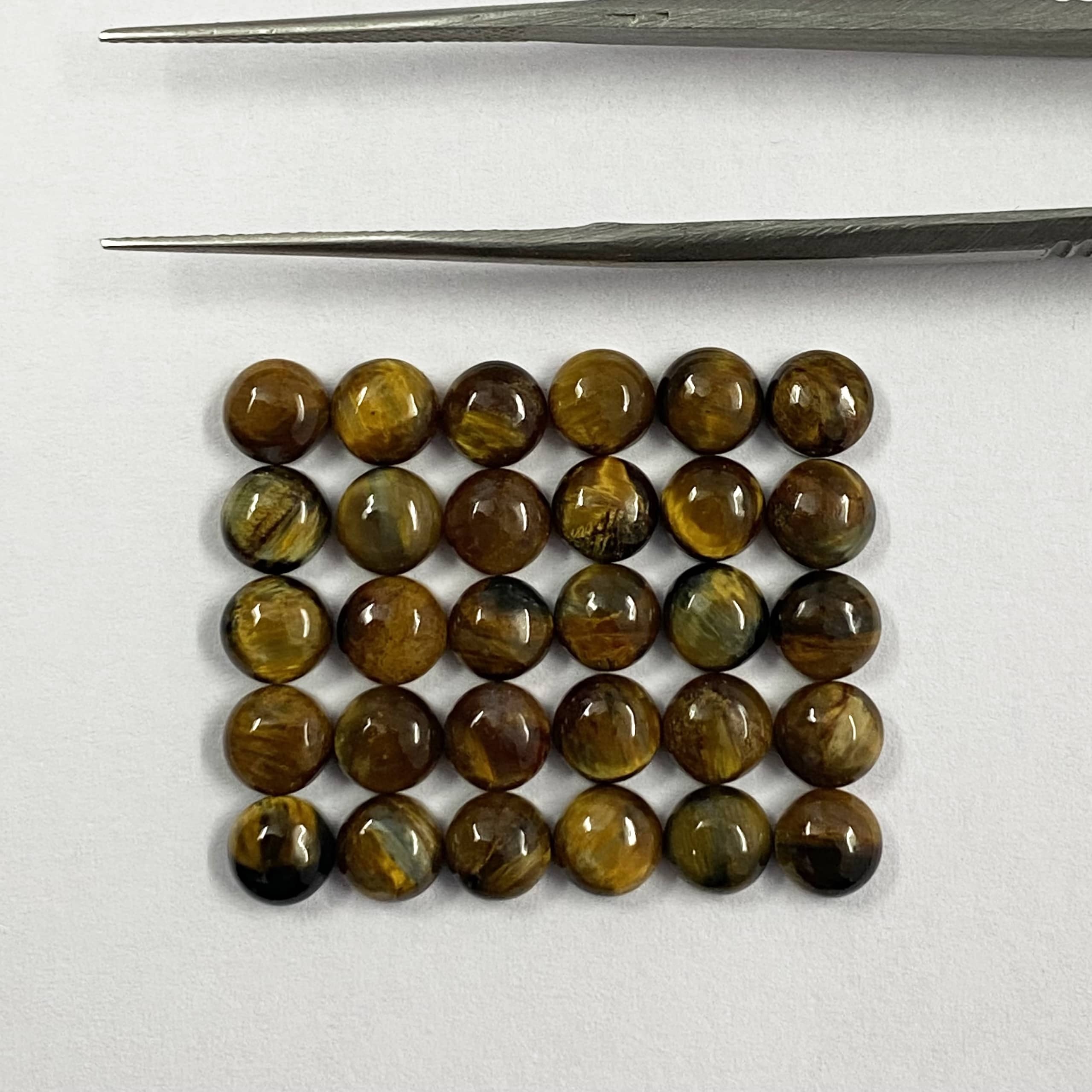 Pietersite Round Cabochon Loose Gemstones