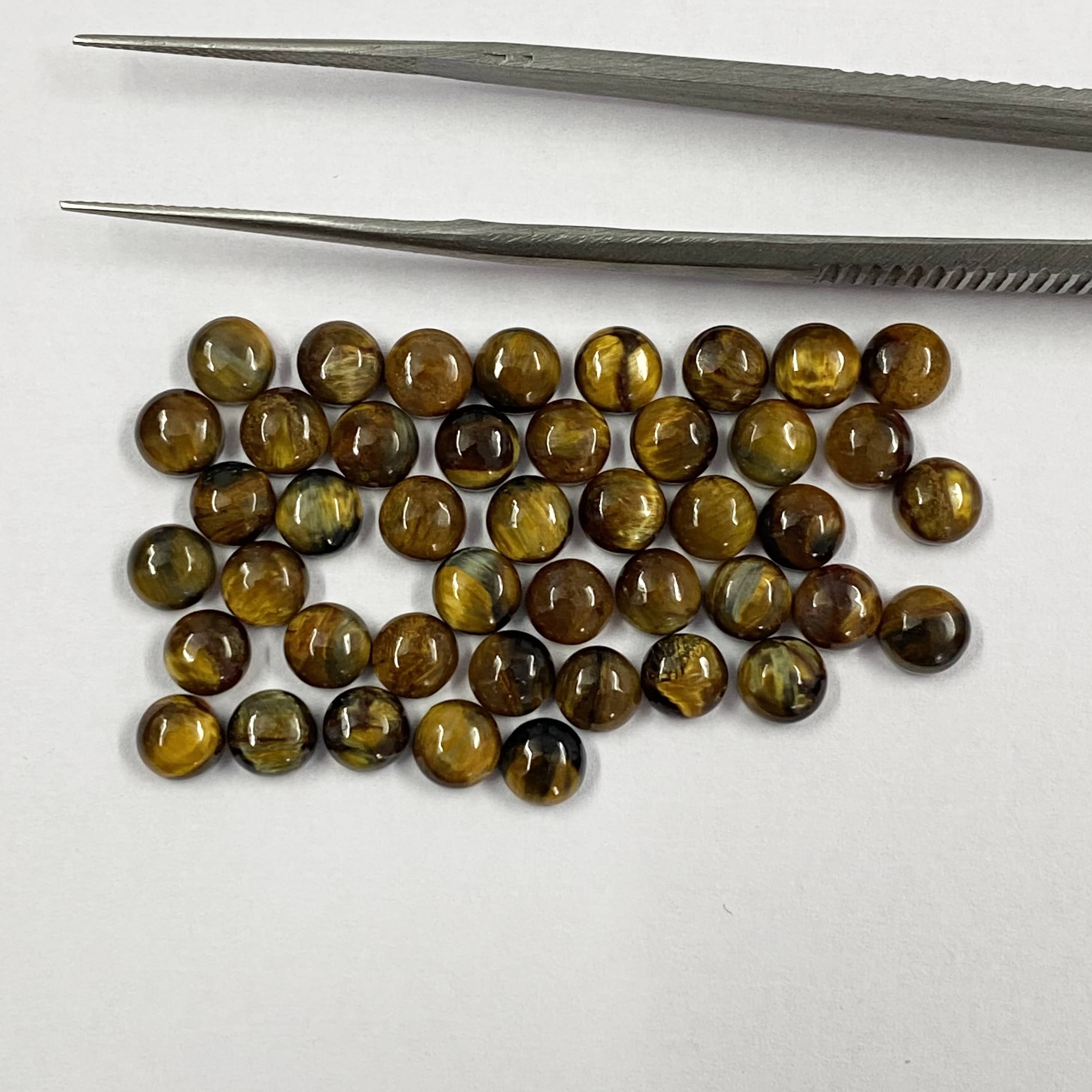 Pietersite Round Cabochon Loose Gemstones