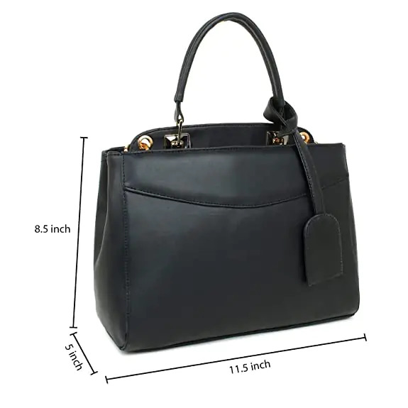 Handbag with crossbody adjustable shoulder strap