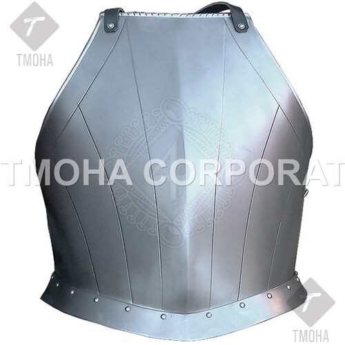 Medieval Wearable Breastplate Armor Suit Armor Jacket Muscle Armor Simple breast plate with back straps MJ0060