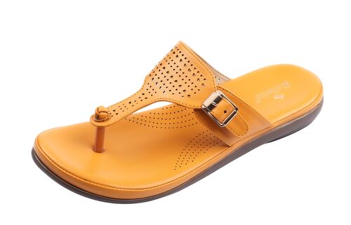 Ladies Casual Yellow Slipper