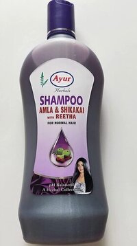 Ayur Herbal Shampoo - 1000ml, Lavender, Anti-dandruff, Reduces Hair Fall, Strengthens Roots, Promotes Volume, Herbal Extracts For Shiny And Healthy Hair