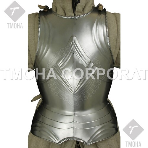 Medieval Wearable Breastplate Armor Suit Armor Jacket Muscle Armor Fluted gothic breastplate MJ0061