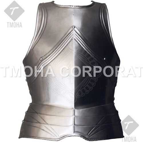 Medieval Wearable Breastplate Armor Suit Armor Jacket Muscle Armor Fluted gothic breastplate from Master Armorer MJ0062