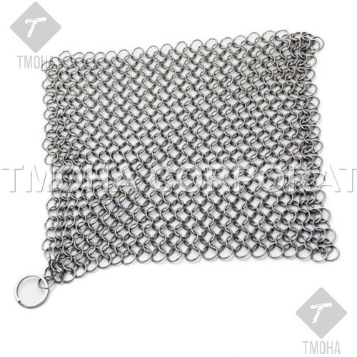 Medieval Chainmail Armor Suit Fully Wearable Skirt Stainless Steel Chainmail Scrubber (Cast Iron Cleaner) MC0004